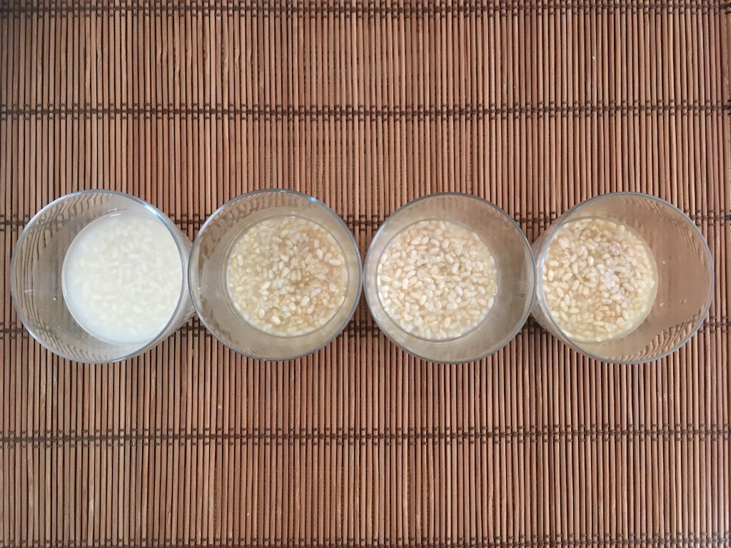 玄米の甘酒４種類②