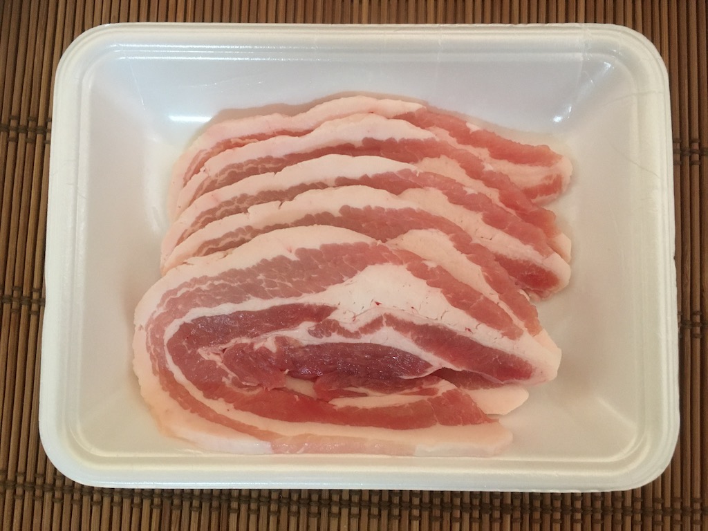 お好み焼き用の豚バラ肉